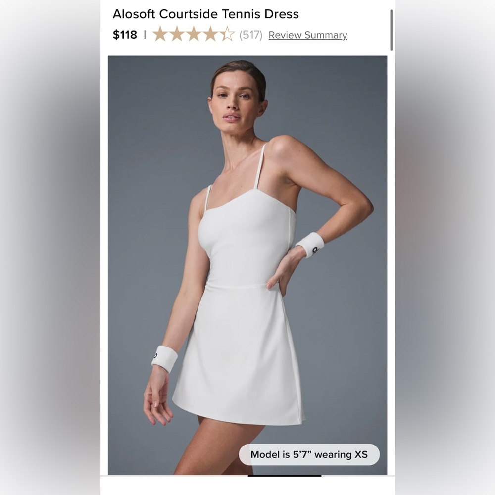 Alo Courtside Tennis Dress